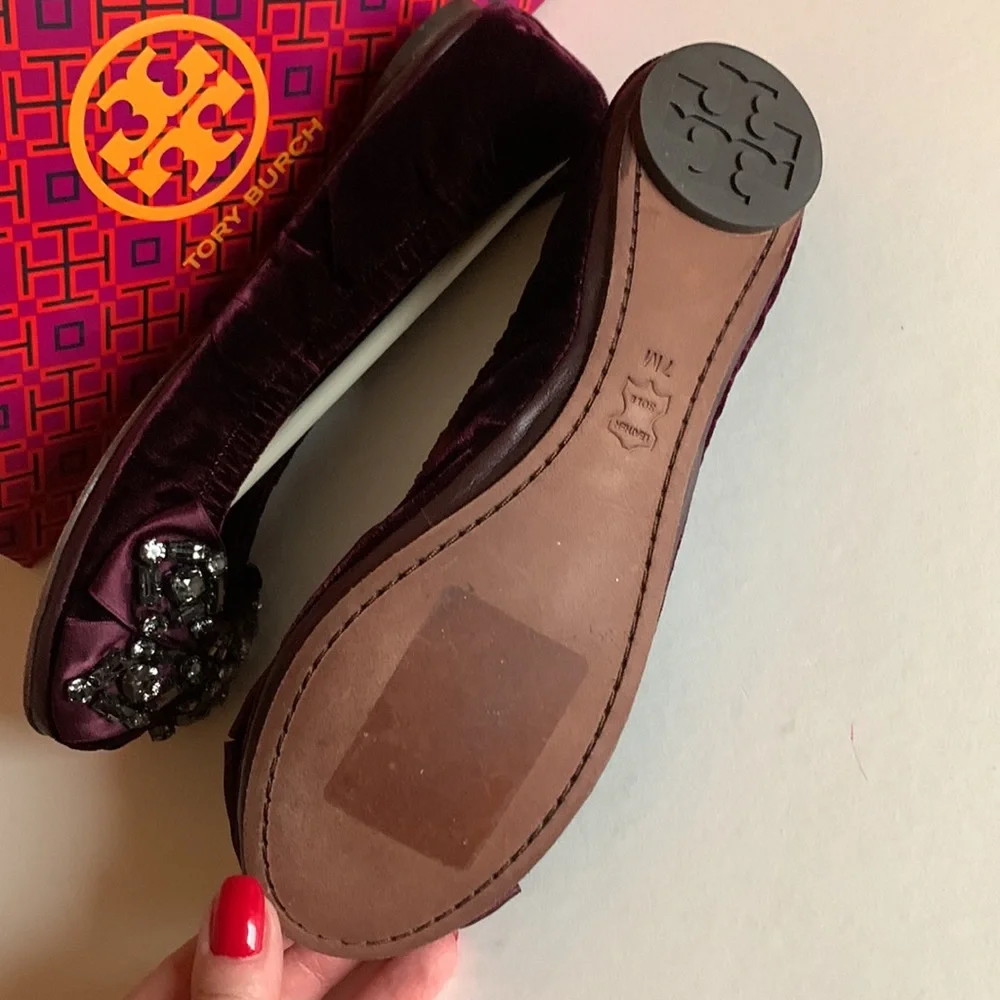 Tory Burch velvet flats